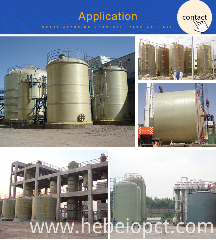 Large diameter FRP tank GRP tank for storage chemicals vertical type
